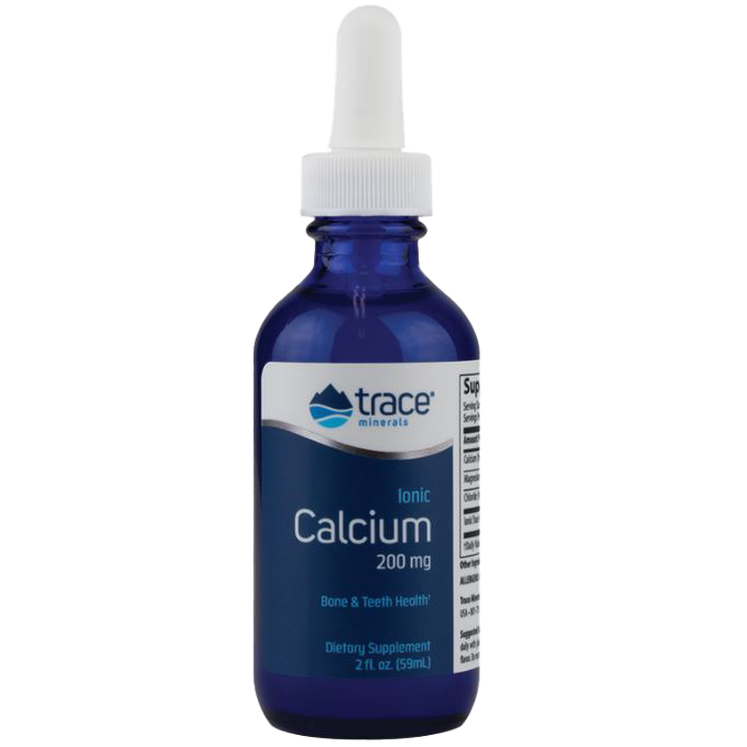 Trace Minerals Ionic Calcium, 200mg - 59 ml