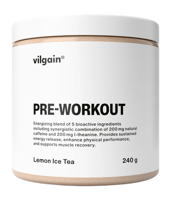 Vilgain Pre-Workout 240g – Clean Energy Boost for Maximum Performance