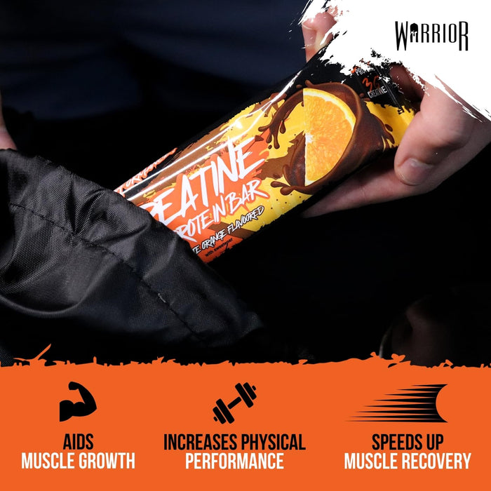 Warrior Creatine Bars 12x75g - Protein Bars at MySupplementShop by Warrior