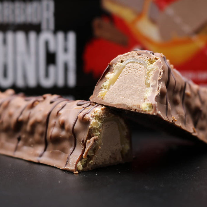 Warrior Crunch Bars 12x64g Peanut Butter Cup - Protein Bars at MySupplementShop by Warrior