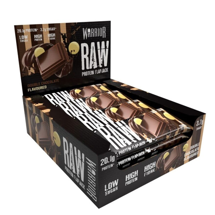 Warrior Raw Protein Flapjack 12 x 75g - Protein Bars at MySupplementShop by Warrior