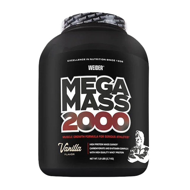 Weider Mega Mass 2000, Vanilla - 2700g