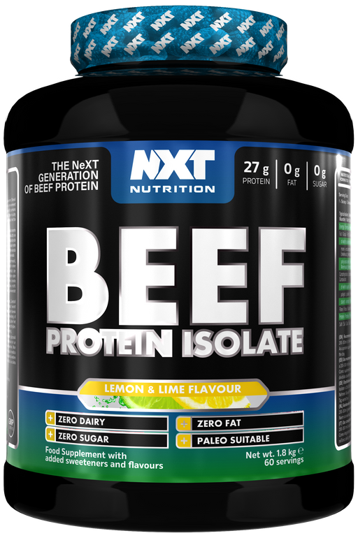 NXT Nutrition Beef Protein Isolate 1.8kg - *NEW* Lemon & Lime - Protein Powder at MySupplementShop by Nxt Nutrition