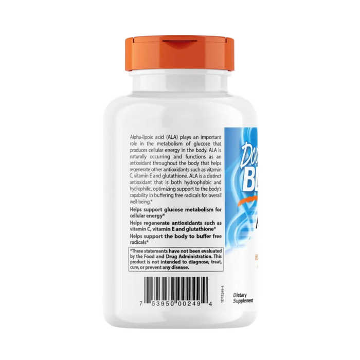 Doctor's Best Alpha-Liponsäure, 600 mg – 180 Kapseln