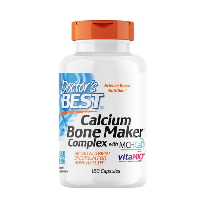 Doctor's Best Calcium Bone Maker Complex mit MCHCal – 180 Kapseln