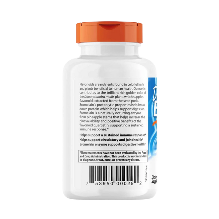 Doctor's Best Quercetin Bromelain – 180 Kapseln