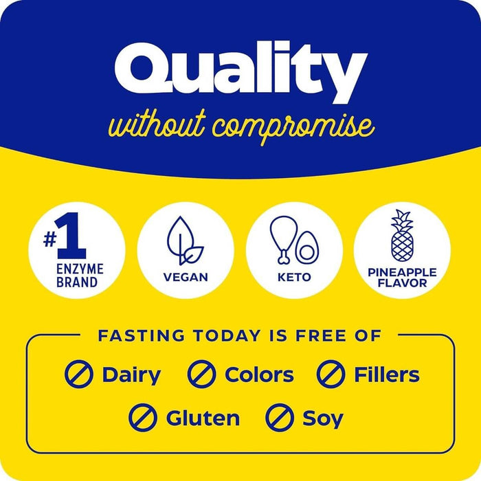 Enzymedica Fasting Today 264g Topical Pineapple Flavour - Sports Nutrition at MySupplementShop by Enzymedica