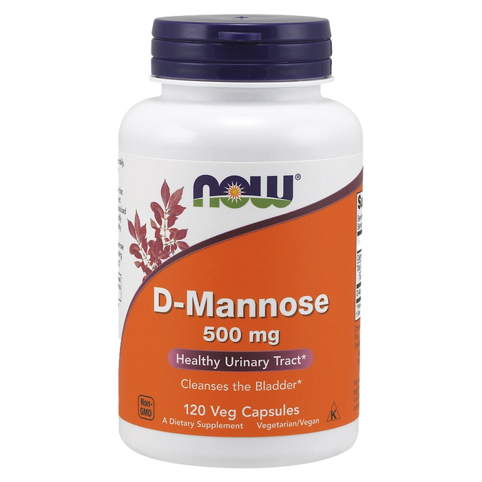 NOW Foods D-Mannose, 500 mg – 240 Kapseln