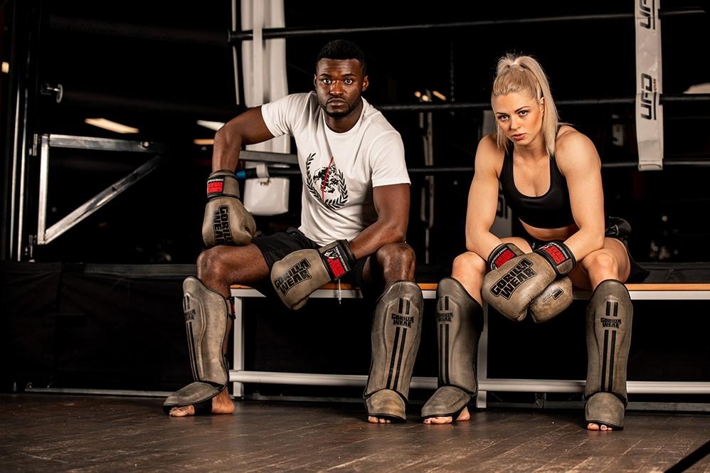 Gorilla Wear Yeso Shin Guards - Vintage Brown - Shin Guards at MySupplementShop by Gorilla Wear