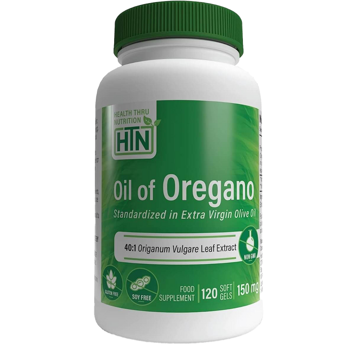 Health Thru Nutrition Oil of Oregano 150mg 120 Softgels
