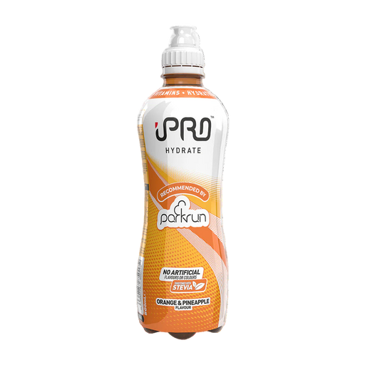 UPRO Hydrate bottle with parkrun logo on a white background