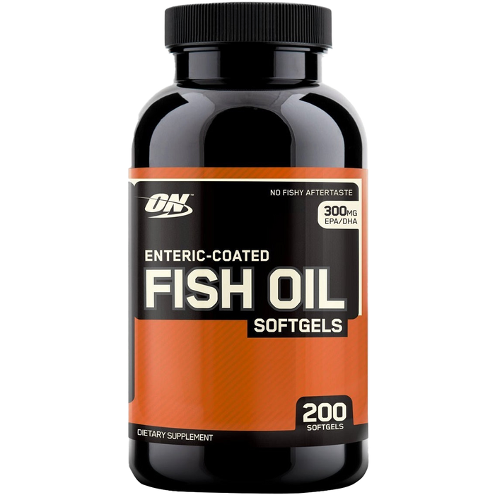 Optimum Nutrition Fischöl – magensaftresistent beschichtet – 200 Kapseln