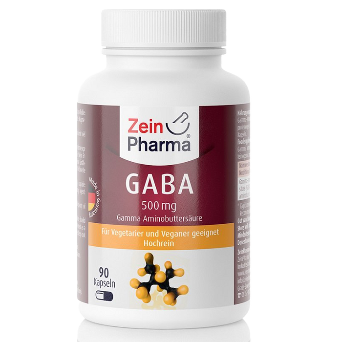 Zein PharmagABA, 500mg 90 caps