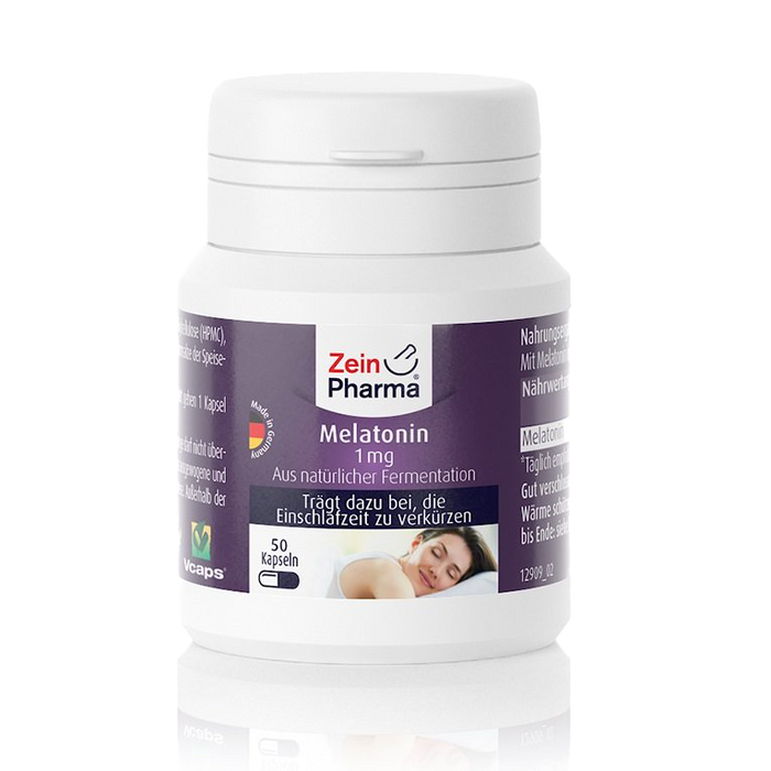 Zein Pharma Melatonin, 1mg 50 caps