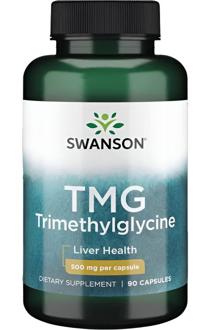 Swanson TMG (Trimethylglycin), 500 mg – 90 Kapseln