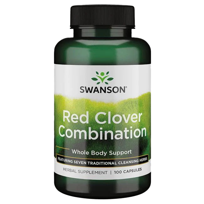 Swanson Rotklee-Kombination – 100 Kapseln