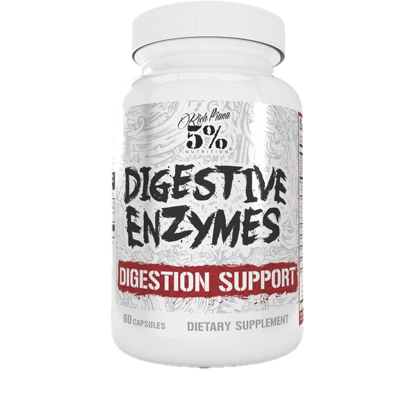 5% Nutrition Digestive Enzymes - 60 caps