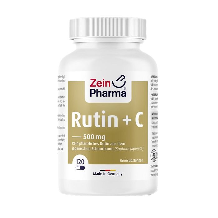 Zein Pharma Ruitn + C, 500mg - 120 vcaps
