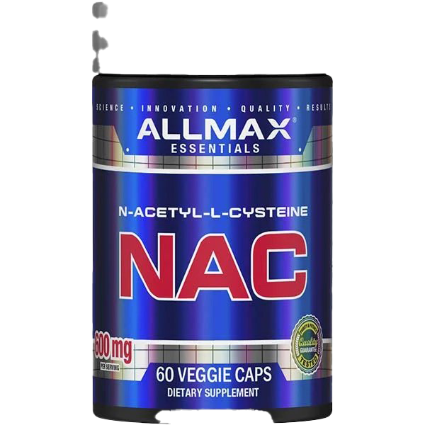 AllMax Nutrition NAC, 600mg - 60 vcaps