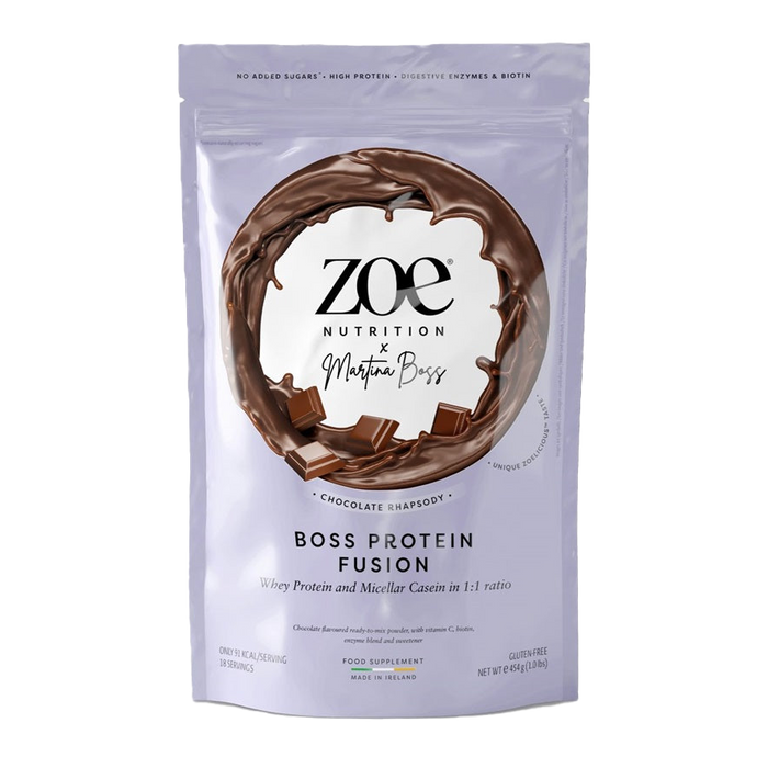 ZOE Nutrition Boss Protein Fusion, Chocolate Rhapsody - 454g