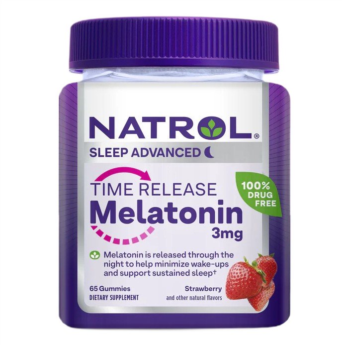 Natrol Melatonin Time Release, 3mg (Strawberry) -