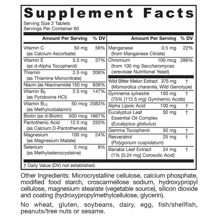 Jarrow Formulas Glucose Optimizer 120 Tablets - Special Formula at MySupplementShop by Jarrow Formulas