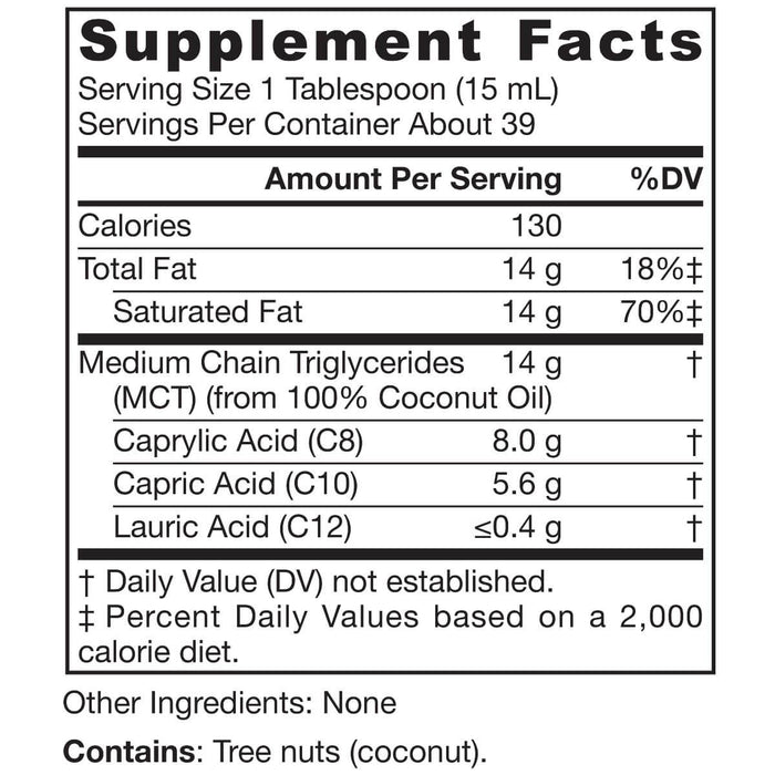 Jarrow Formulas MCT Oil 20 Fl Oz (591ml) - Health Foods at MySupplementShop by Jarrow Formulas
