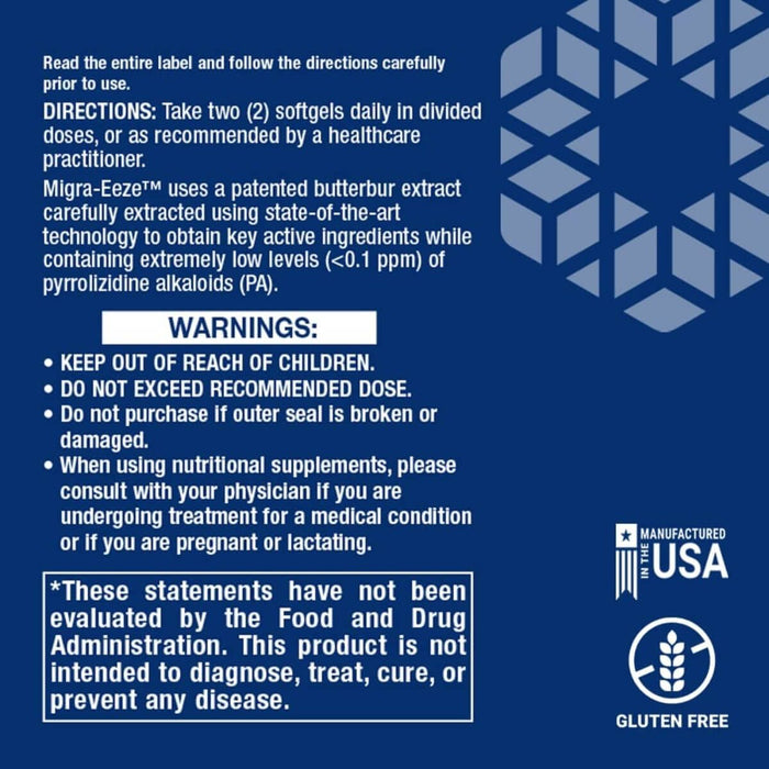 Life Extension Migra-Eeze 60 Softgels - Special Formula at MySupplementShop by Life Extension