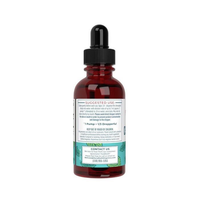 MaryRuth Organics Vegan Chlorophyll Liquid Drops 50mg (Peppermint)  60 ml. - Health and Wellbeing at MySupplementShop by MaryRuth Organics