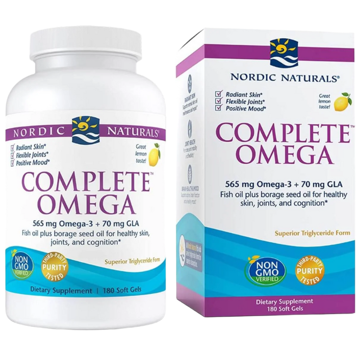 Nordic Naturals Complete Omega, 565 mg Zitrone – 180 Kapseln