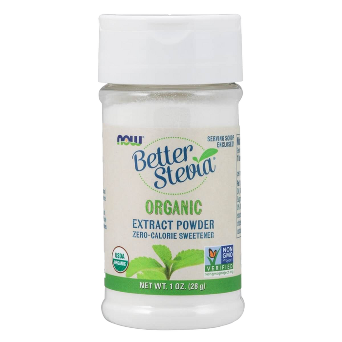 NOW Foods Better Stevia Organic Extract Powder 1oz (28g)