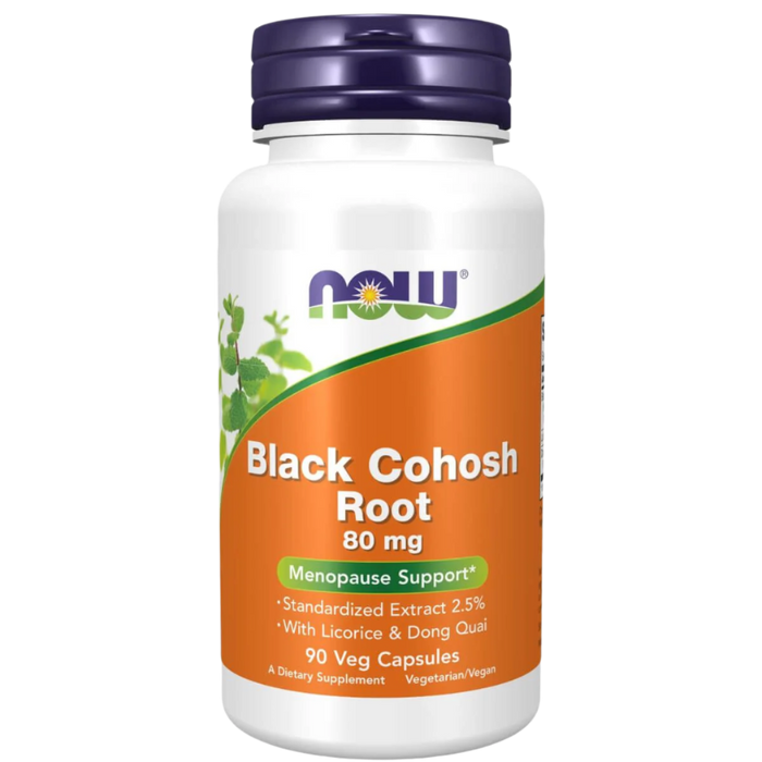 NOW Foods Black Cohosh Root 80 mg 90 Veg Capsules