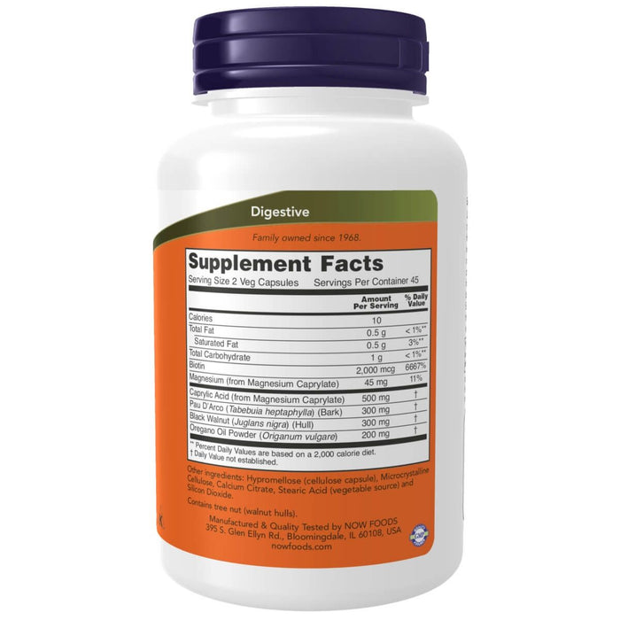 NOW Foods Candida Support 90 Veg Capsules - Health and Wellbeing at MySupplementShop by NOW Foods