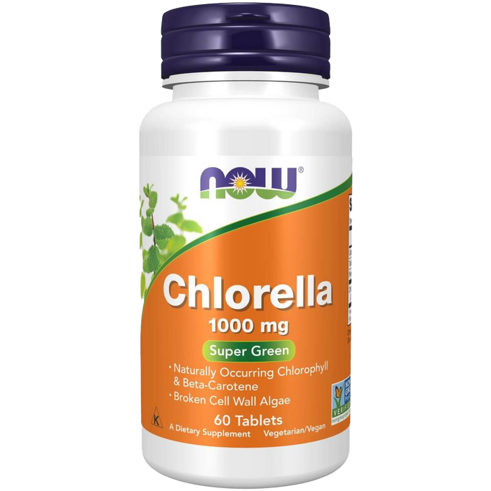 NOW Foods Chlorella 1000 mg 60 Tablets