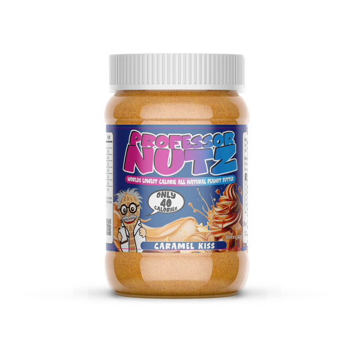 Professor Nutz™ Peanut Butter | Low-Calorie, High-Protein, Fat-Binding Fiber | 7g Protein Per Ounce