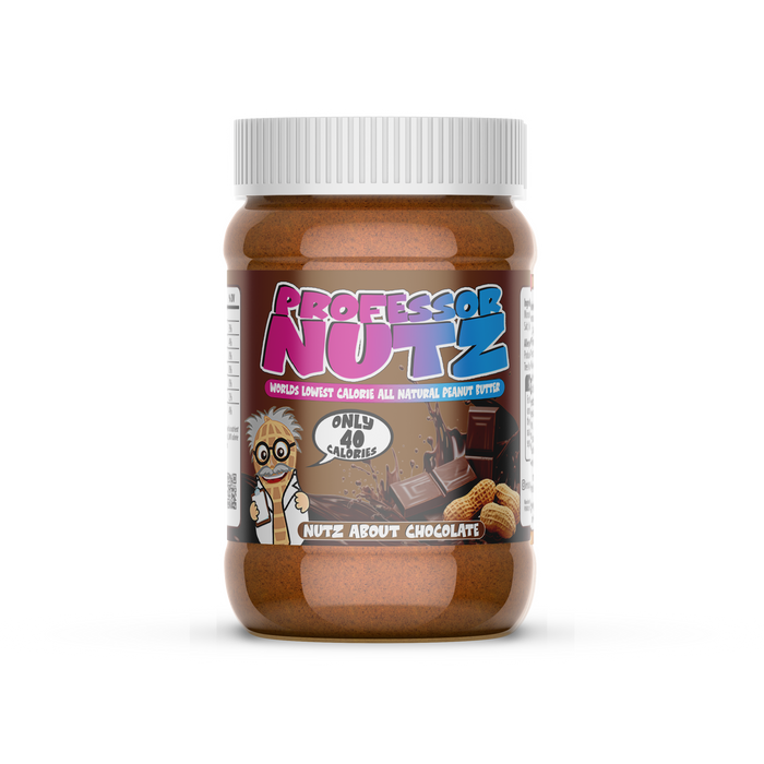 Professor Nutz™ Peanut Butter | Low-Calorie, High-Protein, Fat-Binding Fiber | 7g Protein Per Ounce
