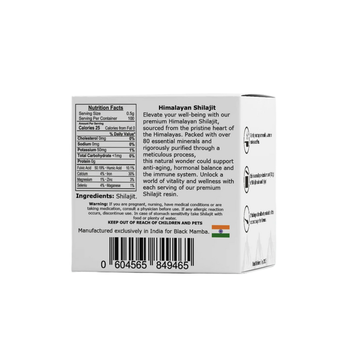 Black Mamba Shilajit Resin 50g
