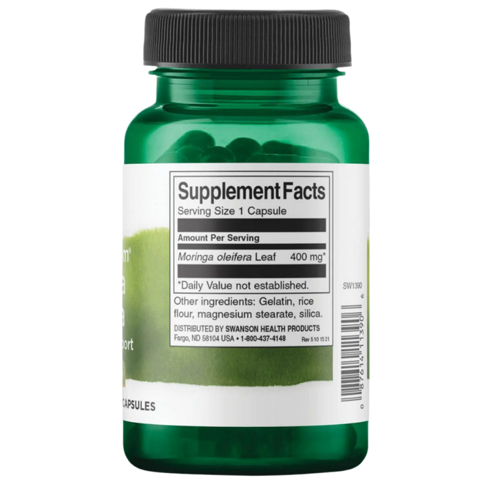 Swanson Moringa Oleifera, 400 mg – 60 Kapseln