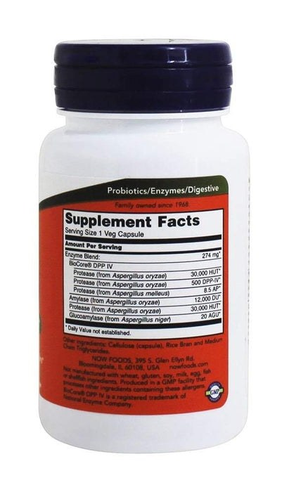 NOW Foods Gluten Digest - 60 vcaps - Special Formula at MySupplementShop by NOW Foods