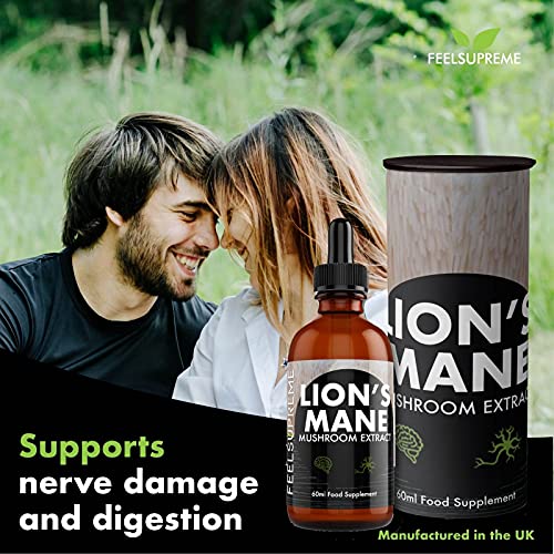 Feel Supreme Lions Mane Extract 60ml - Health Foods at MySupplementShop by Feel Supreme