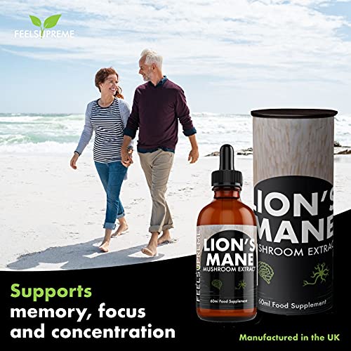 Feel Supreme Lions Mane Extract 60ml - Health Foods at MySupplementShop by Feel Supreme