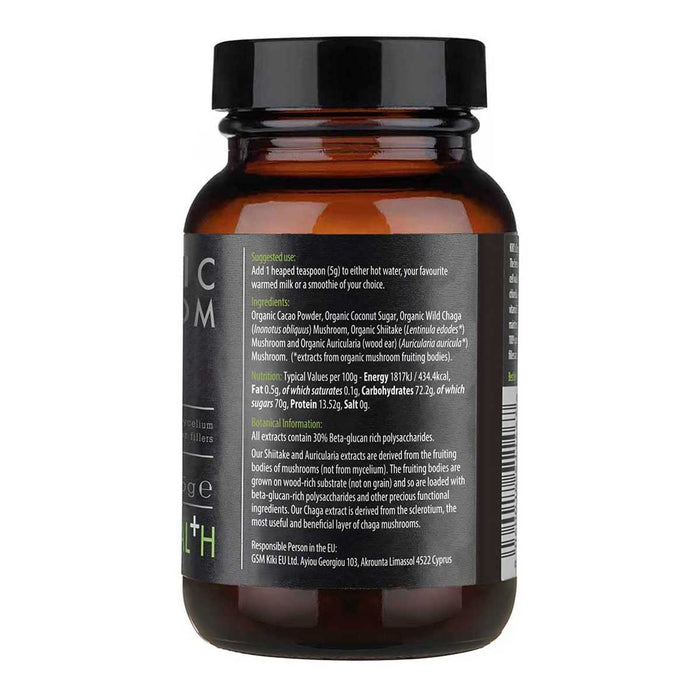 KIKI Health Organic Mushroom Extract Cacao Powder - 105g - Health Foods at MySupplementShop by KIKI Health