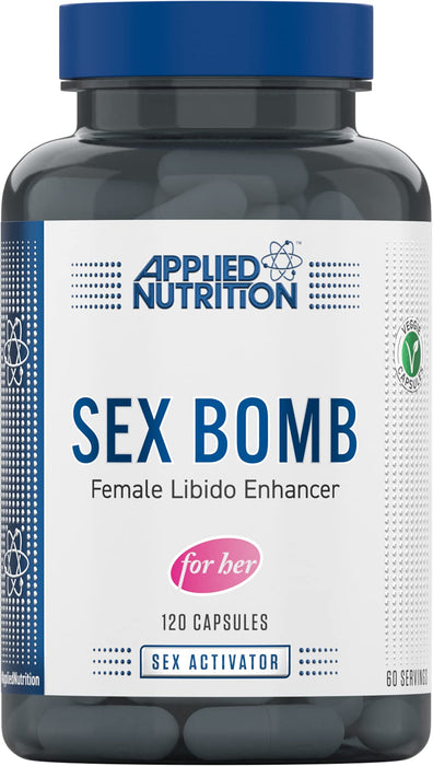 Applied Nutrition Sex Bomb For Her | Libido Enhancer 120 Veg Caps - Supplements for Women at MySupplementShop by Applied Nutrition