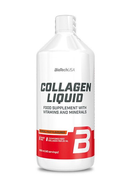 BioTechUSA Collagen Liquid, Tropical Fruit - 1000 ml. - Sports Supplements at MySupplementShop by BioTechUSA