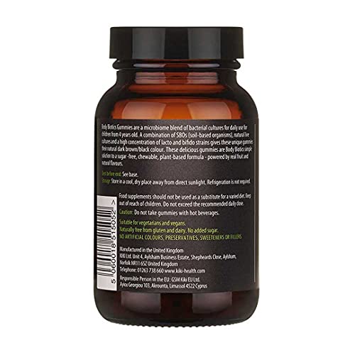 KIKI Health Body Biotics Gummies for Children 4+ | 60 Gummies | SBO Probiotics | Made with Real Fruit | No Added Sugars or Sweeteners - Bacterial Cultures at MySupplementShop by KIKI Health