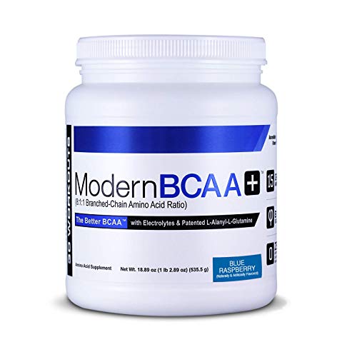 Modern Sports Nutrition BCAA+ Blue Raspberry 535g - Default Title - Amino Acids and BCAAs at MySupplementShop by Modern Sports Nutrition