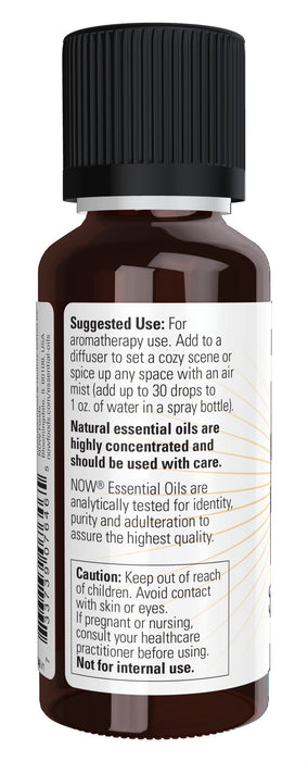NOW Foods Essential Oil, Spiced Cider - 30 ml. - Health and Wellbeing at MySupplementShop by NOW Foods