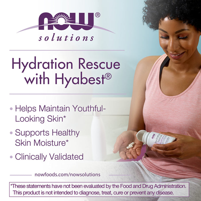NOW Foods Hydration Rescue - 60 vcaps - Health and Wellbeing at MySupplementShop by NOW Foods