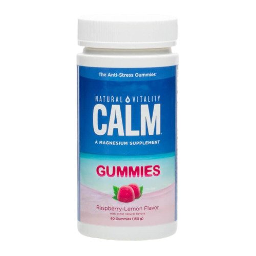 Natural Vitality Calm Gummies, Raspberry Lemon - 60 gummies - Sports Supplements at MySupplementShop by Natural Vitality