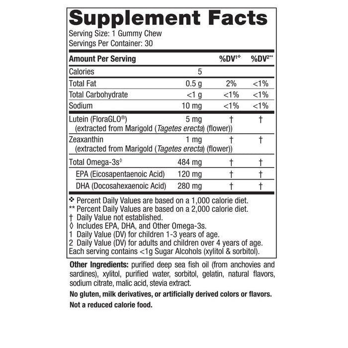 Nordic Naturals Children's Eye Health, Strawberry Lemonade - 30 Gummies - Vitamins & Minerals at MySupplementShop by Nordic Naturals